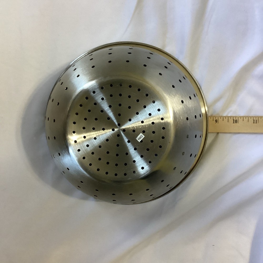 Wolfgang Puck Stainless Steamer/Collander Insert With Handles