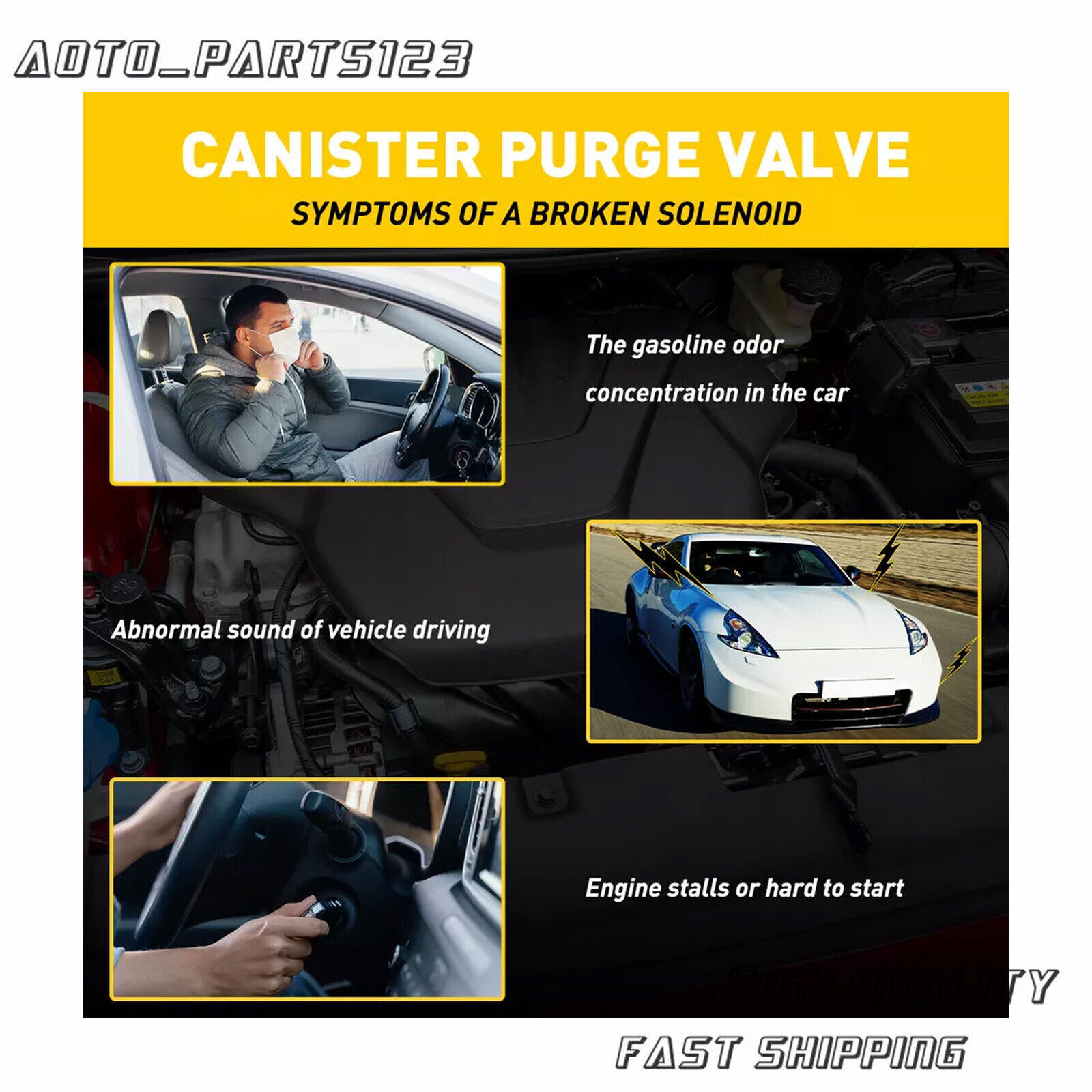 OEM Vapor Canister Purge Solenoid Valve EVAP for Honda Accord ACURA MDX TL USA