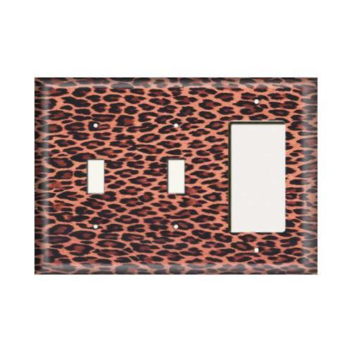 SnazzySwitch Leopard Print Decorative Light Switch Plate Cover