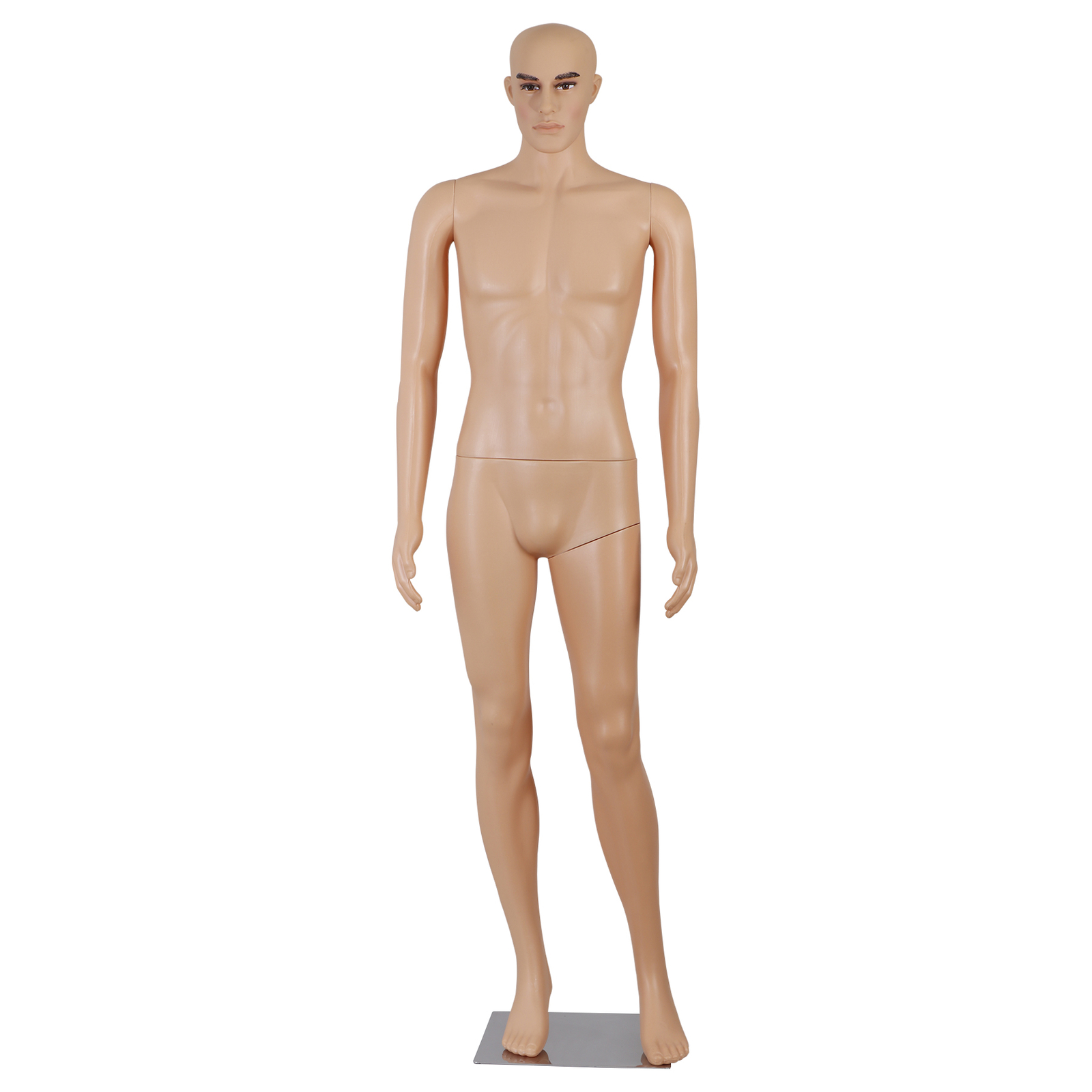 Male Mannequin Full Body 71 inch High Realistic Clothing Mannequin with Base