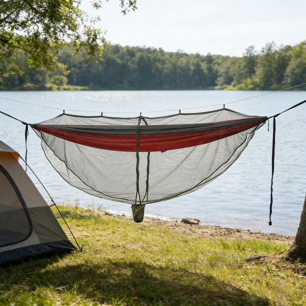 Lightweight Fly Net Compact Folding High-density Net Yarn For Hammocks