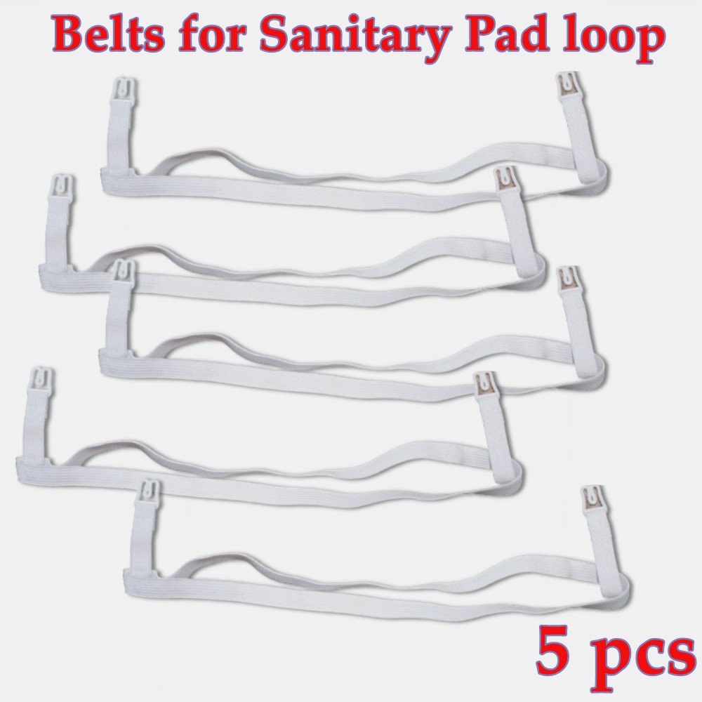5X Belts for Sanitary Pad Model loop strap with soft (only belts Elastic)