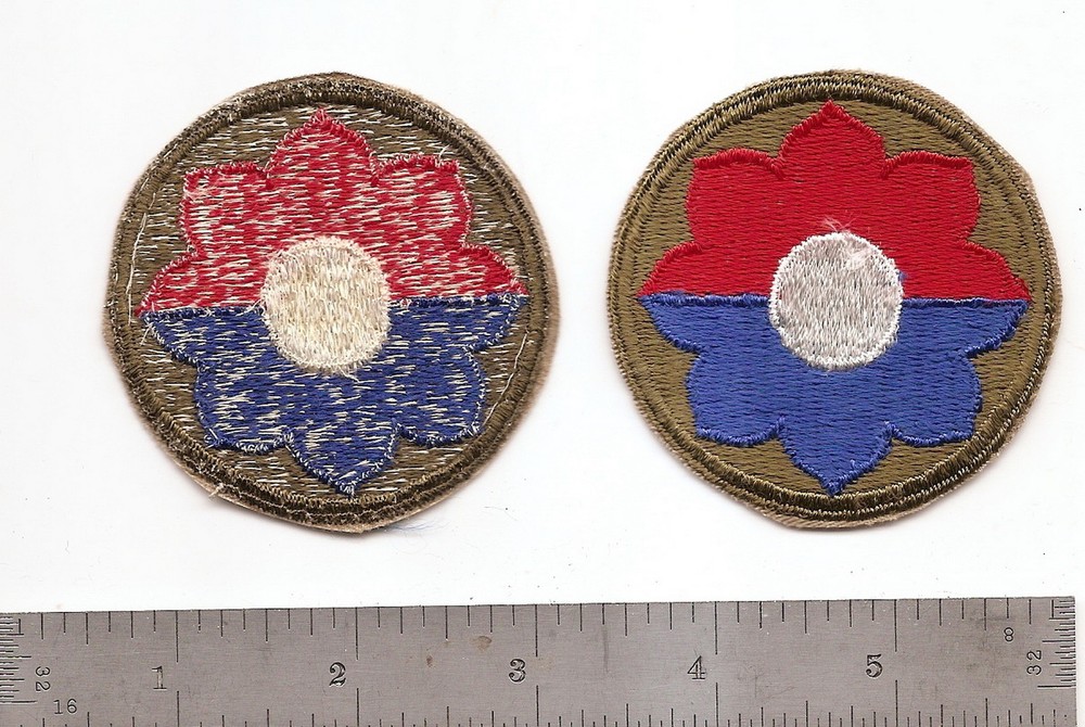 #P61 US ARMY  9TH DIVISION PATCH