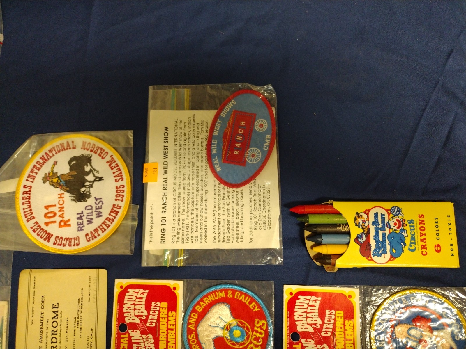 Lot#13 Ringling Bros. B&B Vintage Circus Memorabilia Some Scarce.