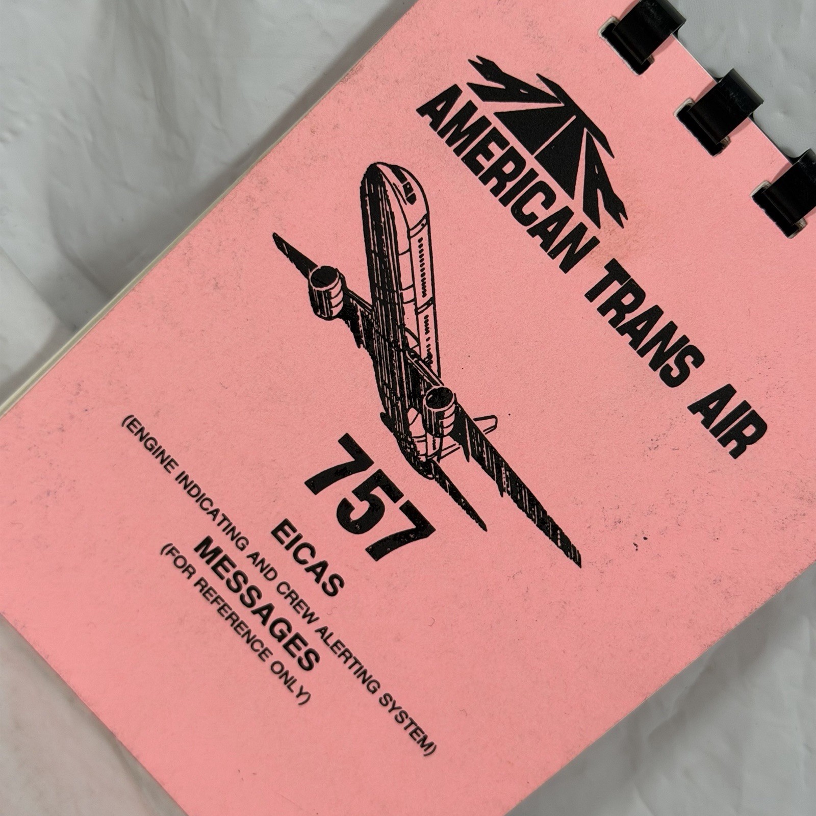 American Trans Air Boeing 757 EICAS Messages Reference Manual ATA Vintage
