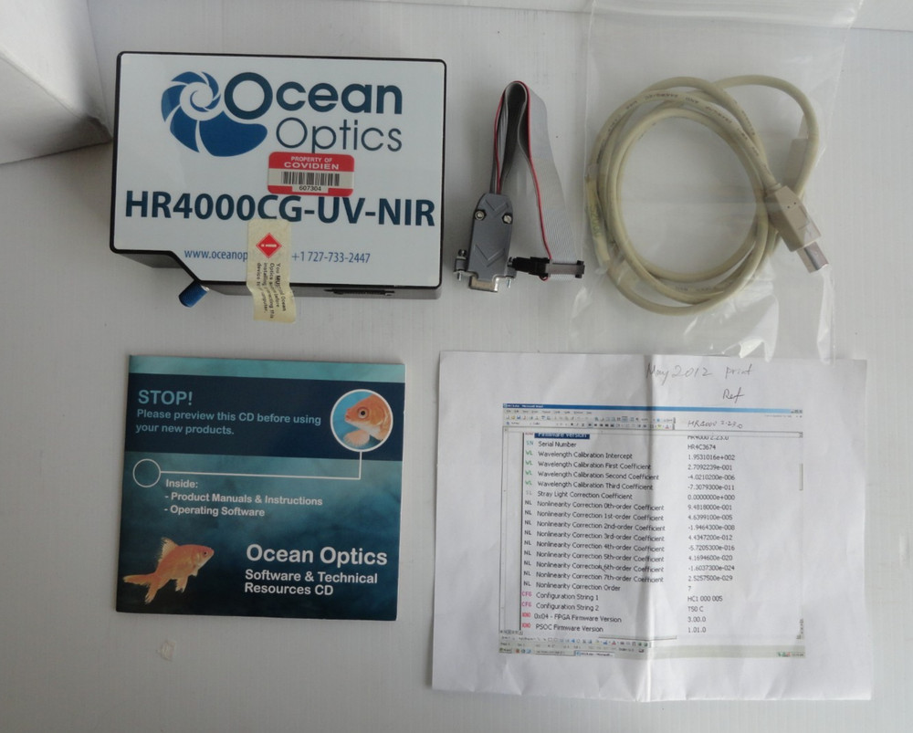 Ocean Optics HR4000CG-UV-NIR Spectrometer