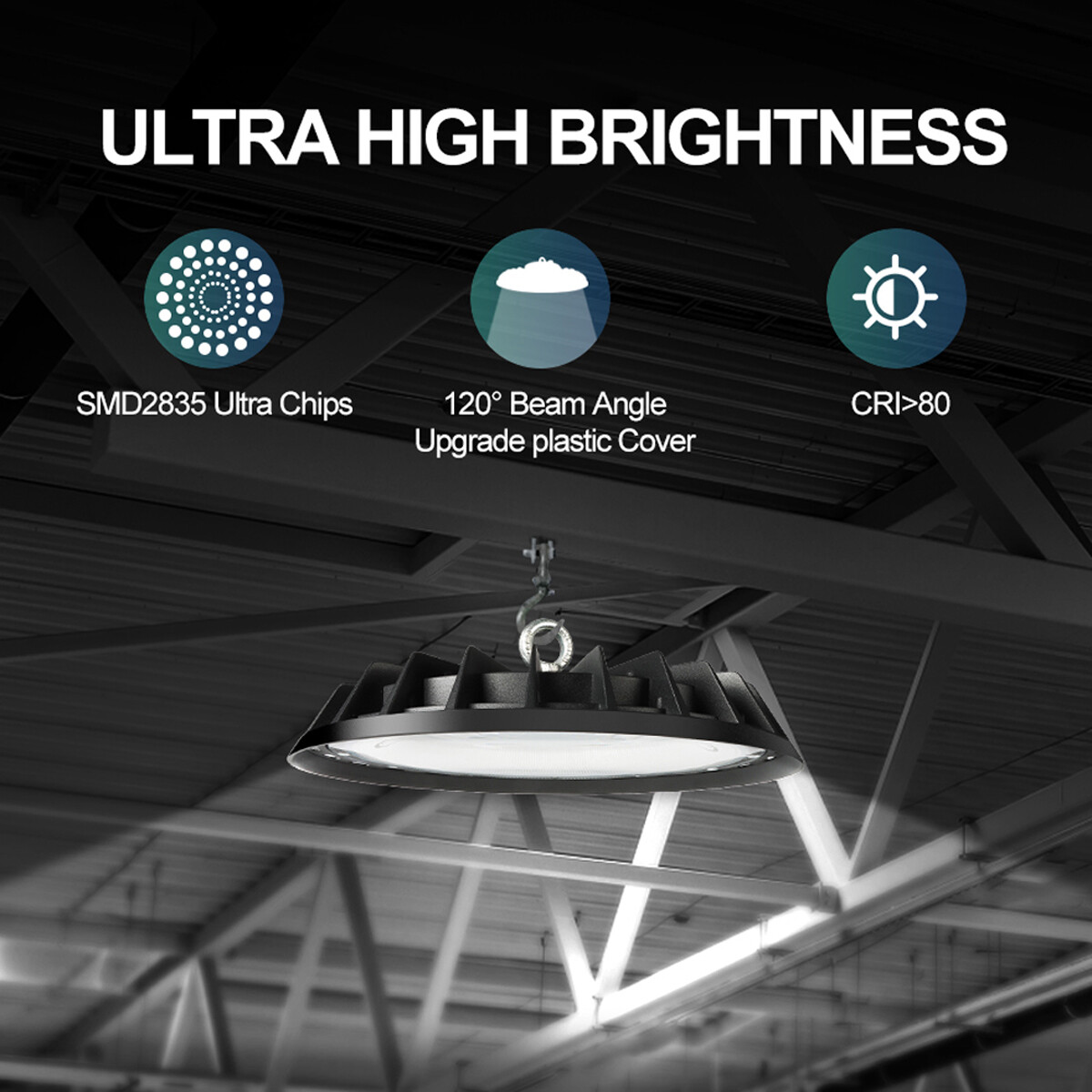 10 Pack 300W UFO Led High Bay Light Commercial Industrial Factory Led Shop Light