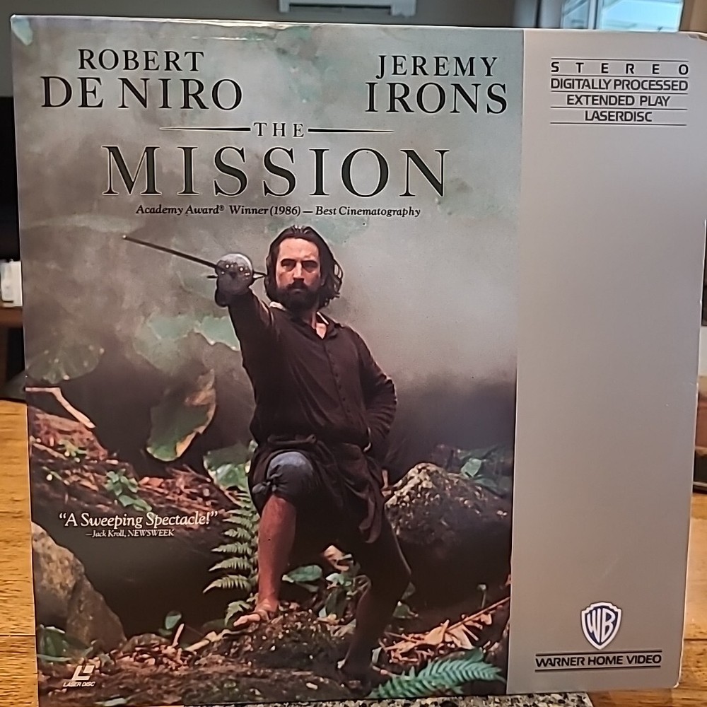 The Mission - Laserdisc  LD Robert De Niro Jeremy Irons