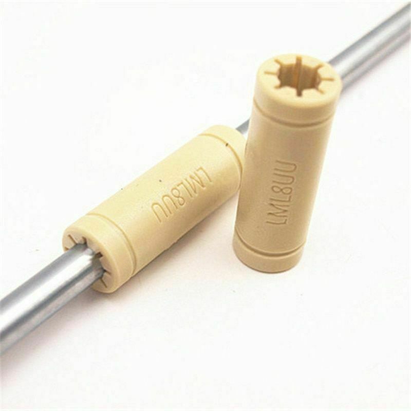 Solid Polymer Bearing Lm8uu Linear Bushing Lm8luu 8mm Mendel Diy Cnc Motion Kit