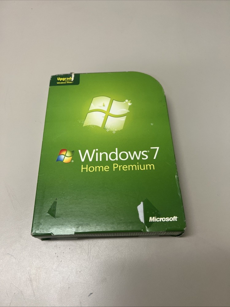 Microsoft Windows 7 Home Premium 32 & 64-bit Standard Software Operating System
