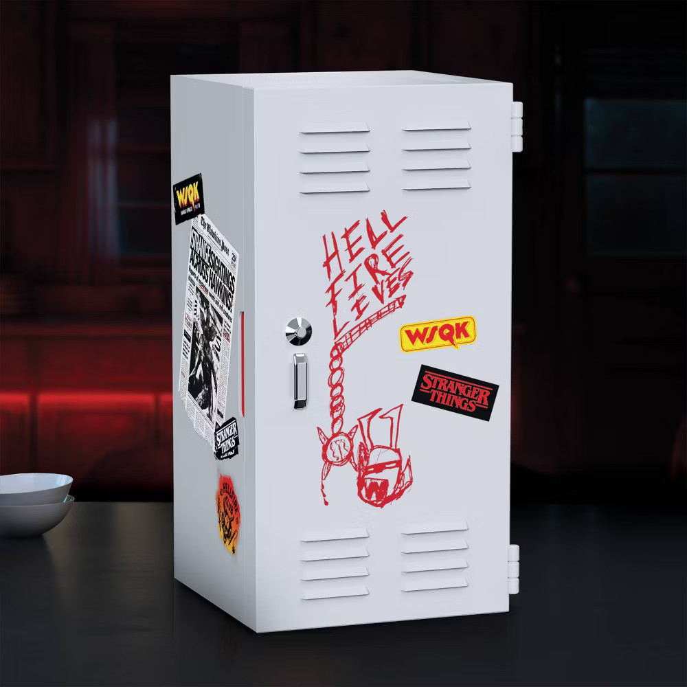 Stranger Things Hellfire Club Locker Mini Fridge