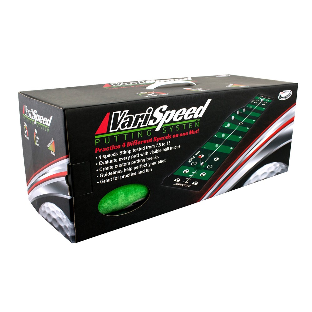 VariSpeed Golf Putting System - Practice 4 Different Speeds On One Mat!