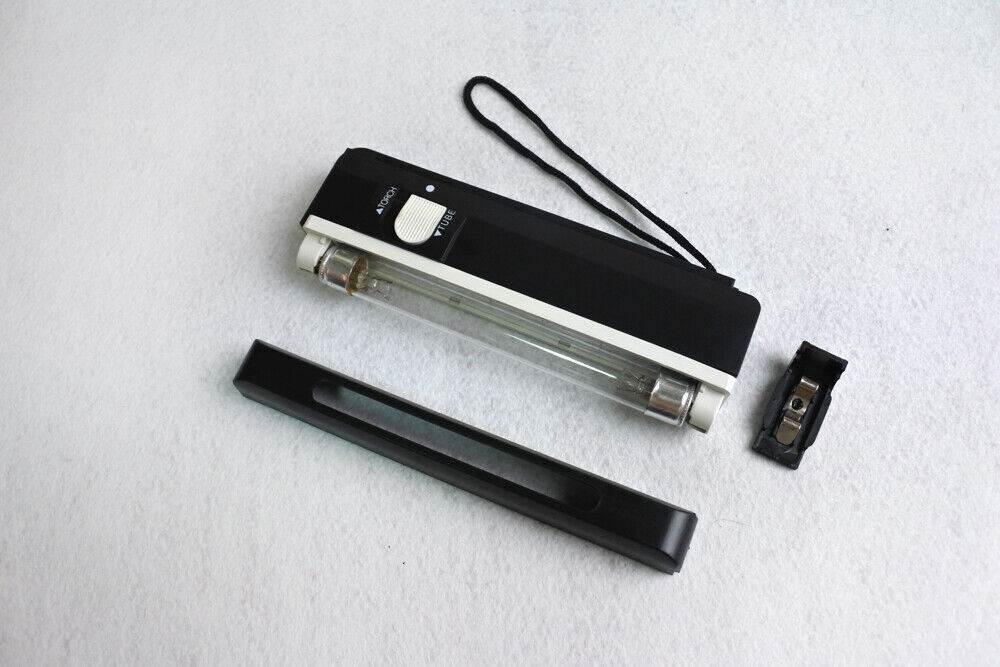254nm Shortwave and 365nm Longwave UV Lamp for Fluorescence Stamps & Banknotes