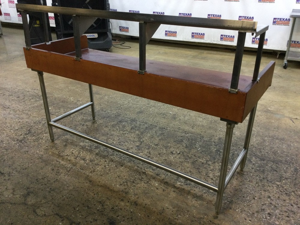 78” x 30” Bakers Bakery Prep Table With Over Shelf