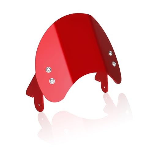Monkey125 Windshield Screen Compatible With MONKEY 125 2018-2025 Motorcycle Red