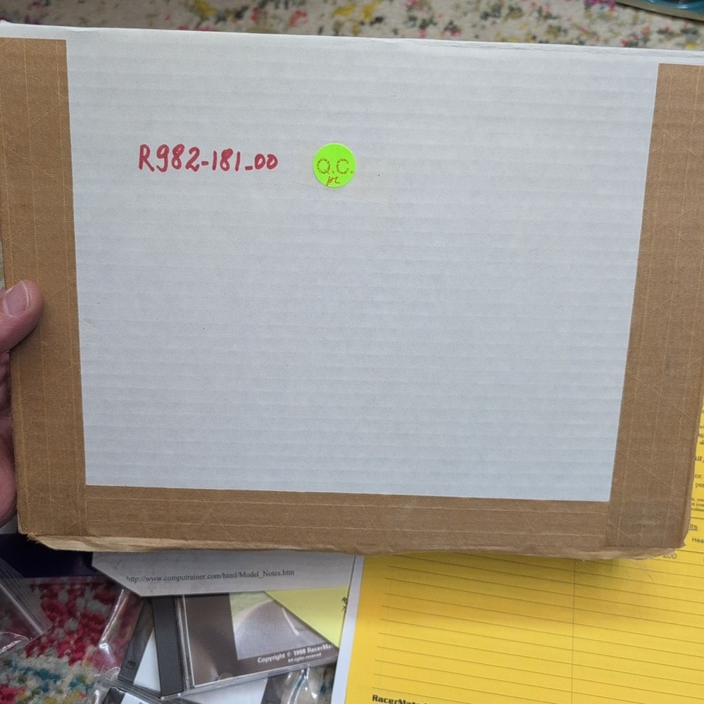 RacerMate CompuTrainer Pc1 Version, 8001/2 Software, 3D, Spinscan Etc