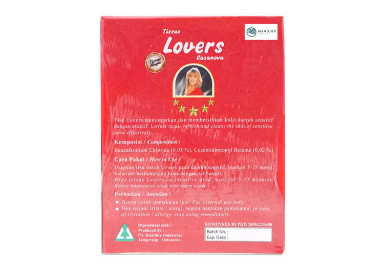 10 Boxes Tissue Super Magic Lovers Casanova Antiseptic Wipes Delay Ejaculation