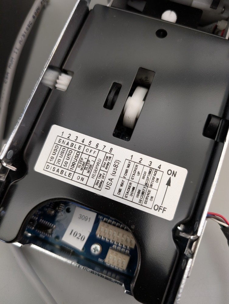 Cashcode CPI Bill Money Validator Acceptor BNA Note MSM EQ MSM3091US8319 Vending