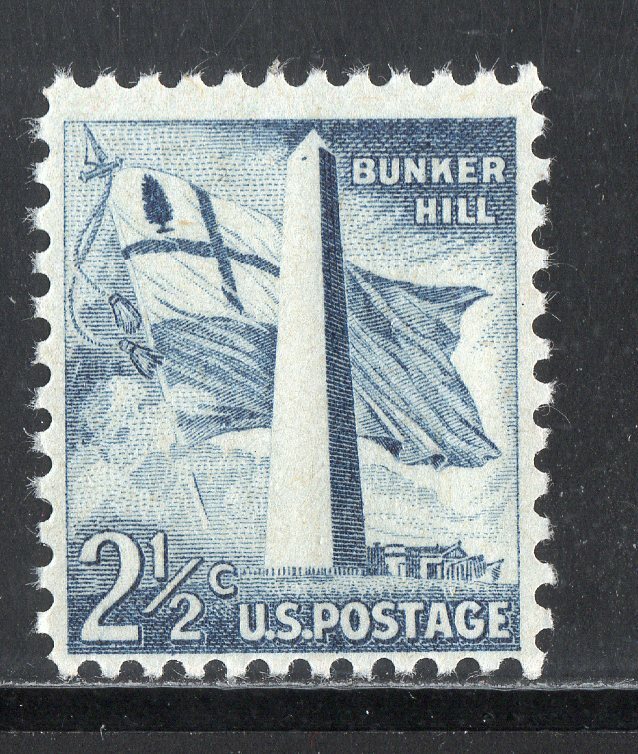 1034 * BUNKER HILL * U.S. Postage Stamp  MNH