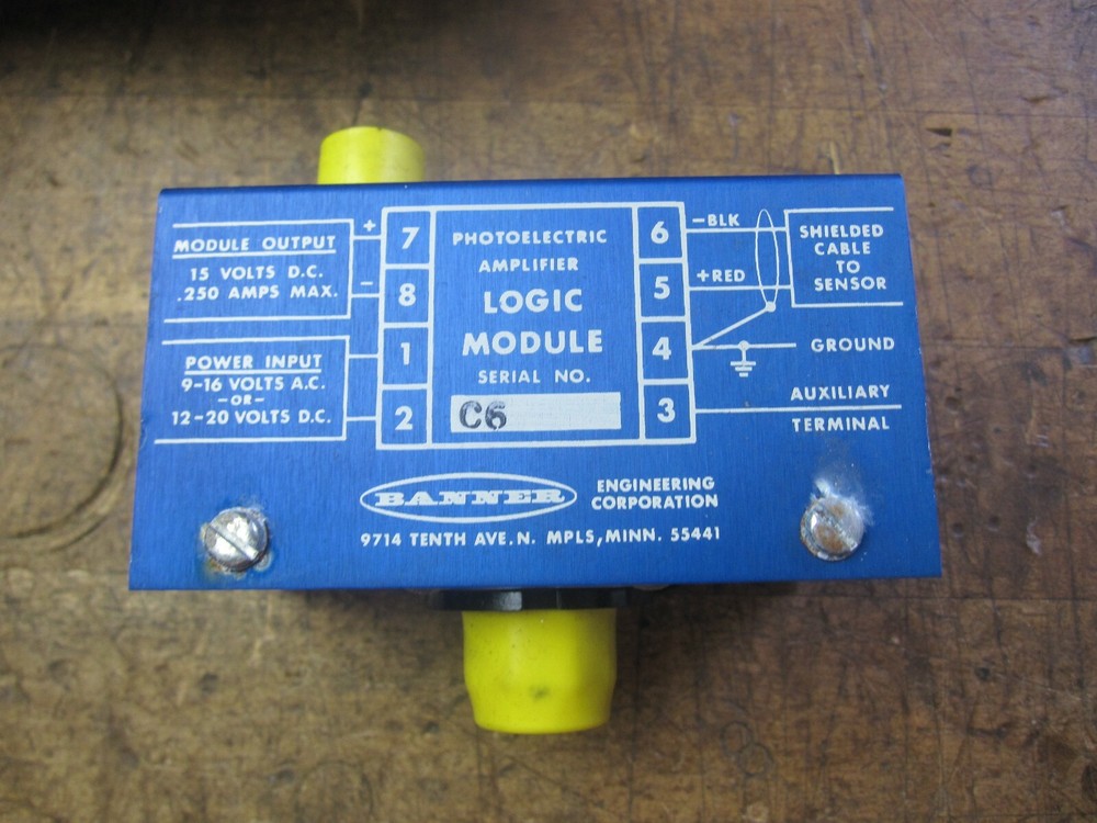 Banner Engineering Corp. B3-1500 Photoelectric Logic Module controller (@D1)
