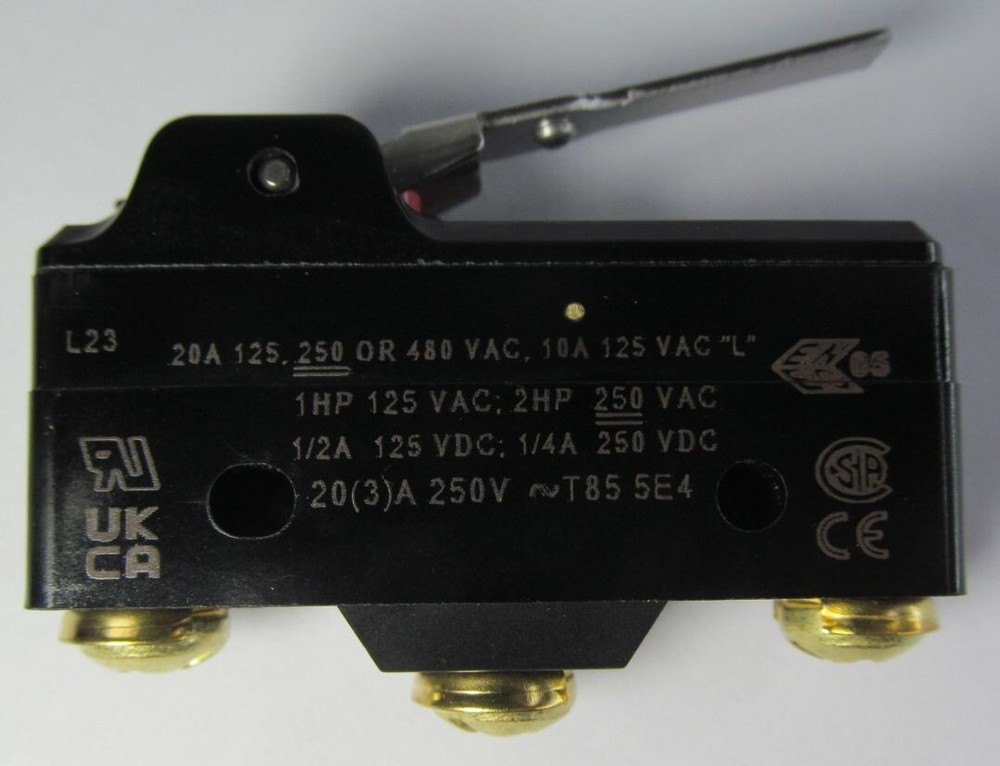 HONEYWELL BA-2RV340-A4 LARGE BASIC SNAP ACTION MICRO SWITCH 20A 125V/250V/480V