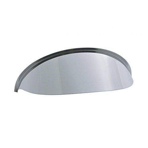 United Pacific 10533 5-3/4 inch Round Stainless Steel Headlight Visor - 1 Unit