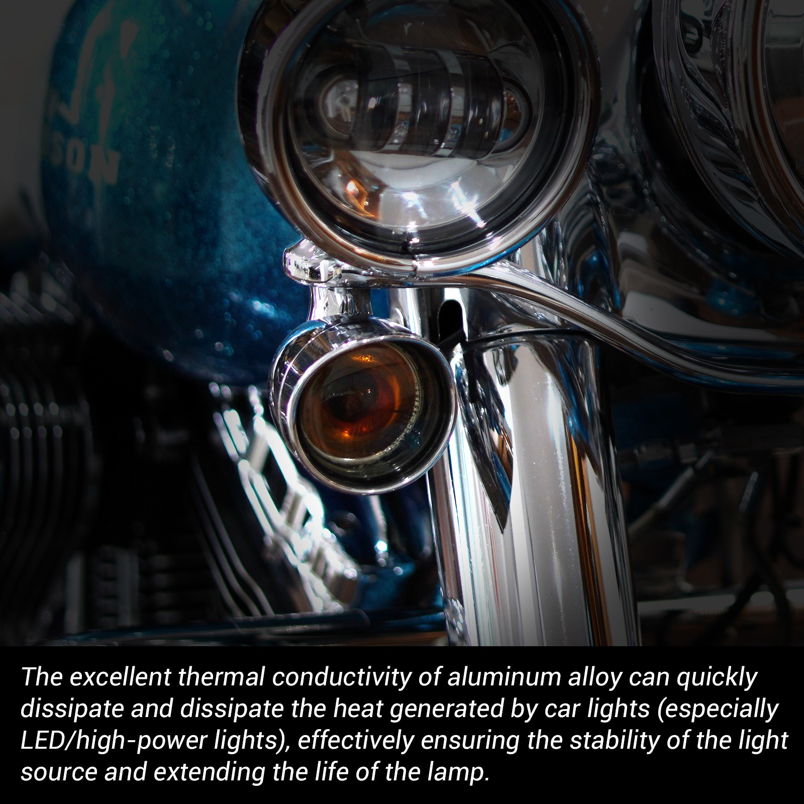 2pc aluminum Bullet Motorcycle Turn Signal Lights Front and Rear fit for Softail