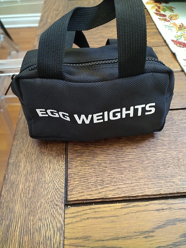 Egg Weights Two Pairs with Carry Case