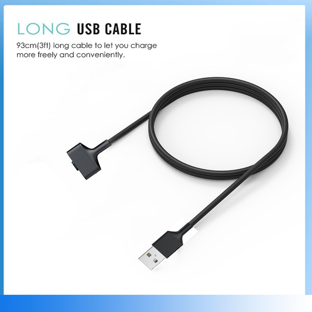 5V 1A Magnetic USB Charger Charging Cable Cord for Fitbit Ionic Smartwatch