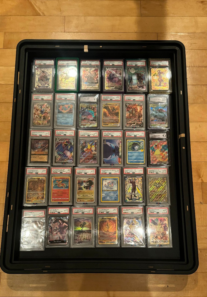 Zion Case Card Riser Stands – Graded Card Slab Display – Vertical & Horizontal