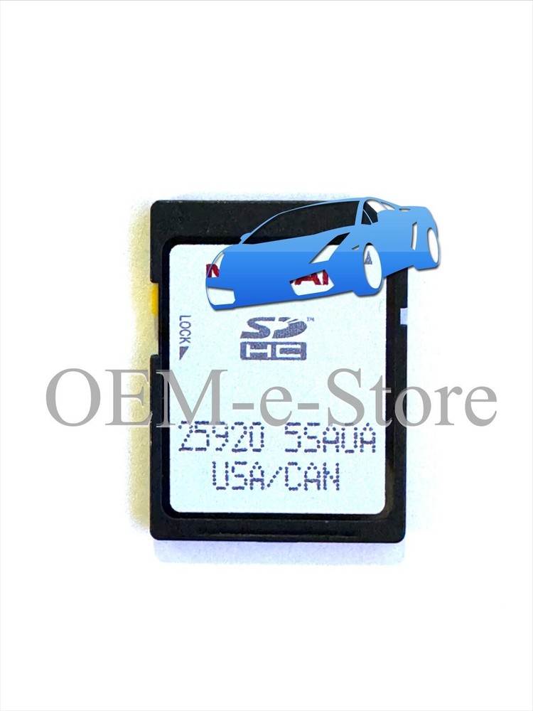 Genuine Navigation DATA Memory SD Card U.S CAN Map # 5SA0A Fit Some 2018 Leaf EV