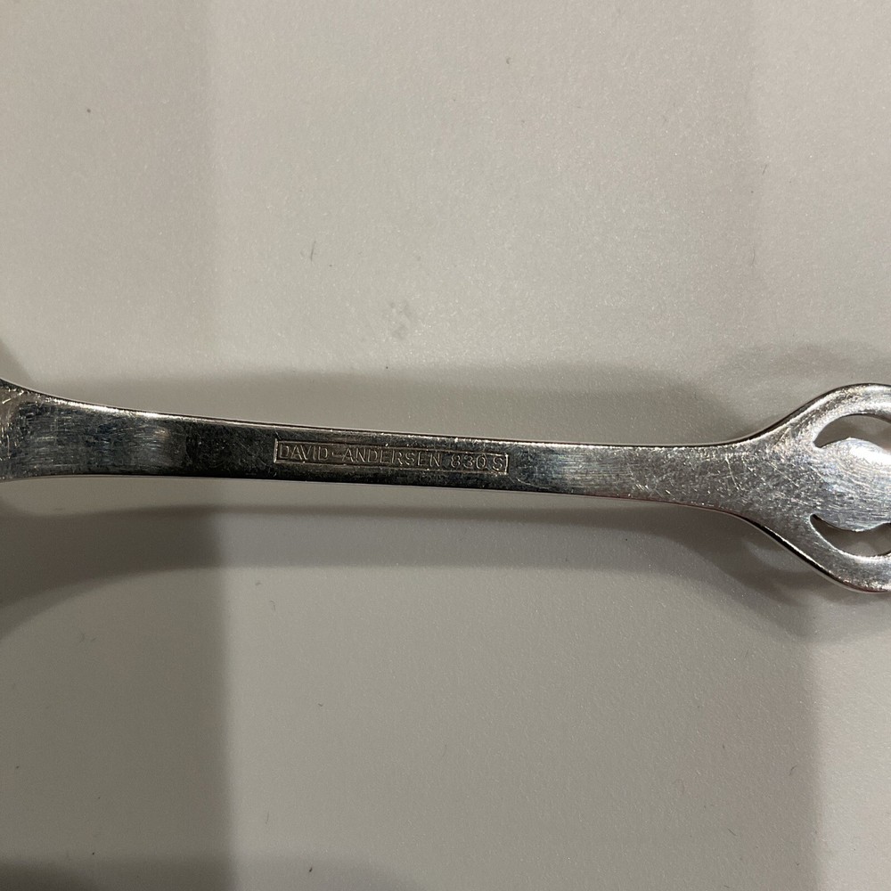 David Andersen Ringebu 830 Silver Flatware Salad Fork