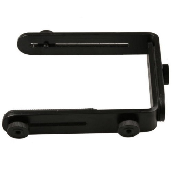 Universal Adjustable Multi-Angle Dual-L Flash Bracket Holder for DSLR SLR Camera