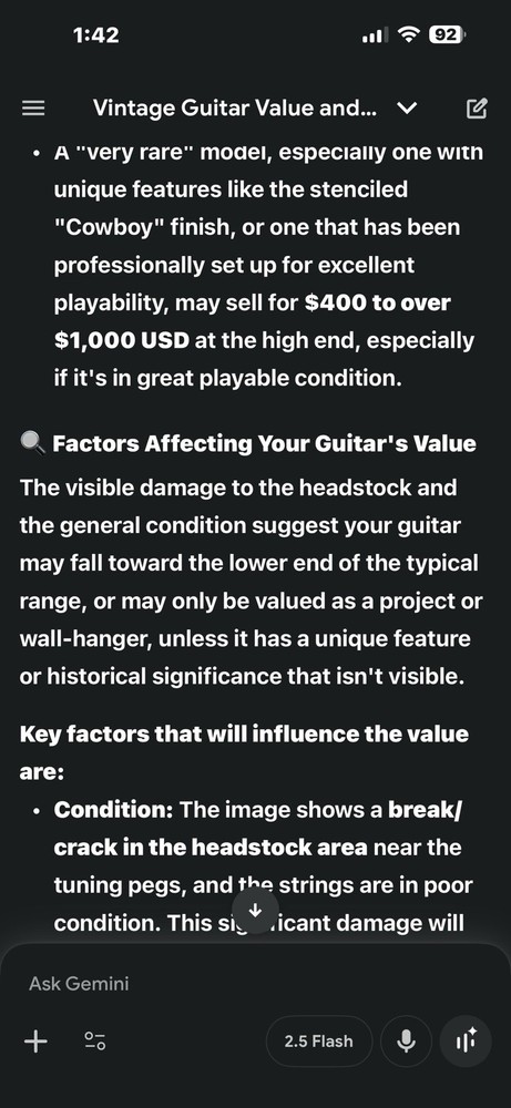 United Elitone Guitar