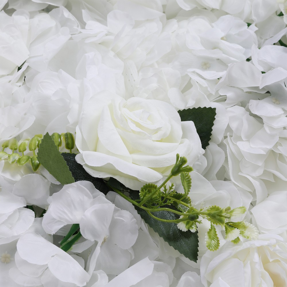 6Pcs Artificial Flower Wall Panel Wedding Backdrop Event Party Flower Wall Panel