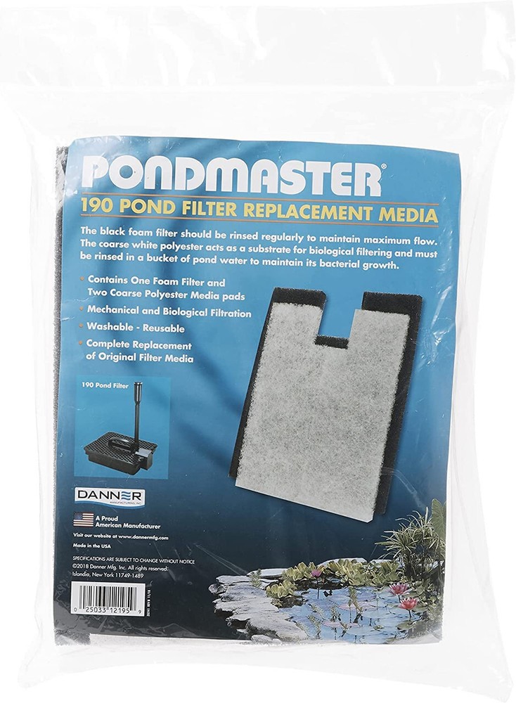 Pondmaster PMK190 Replacement Filter Pads 12195 ( 3 Packages )