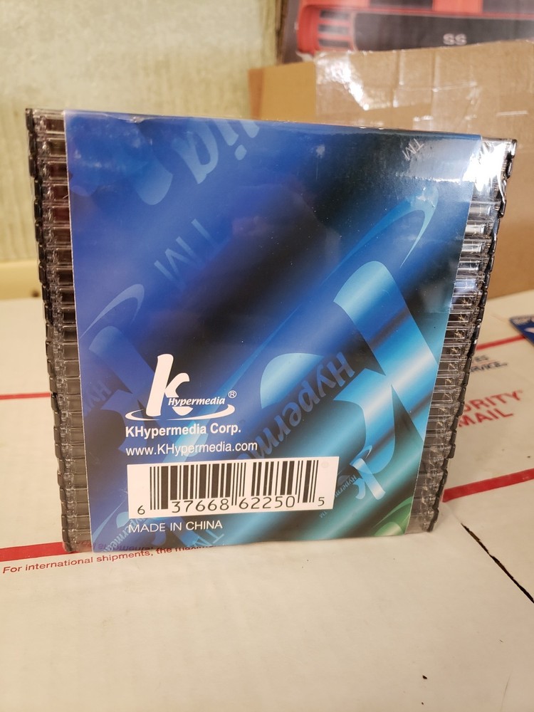 KHYPERMEDIA Black Slim JewelCase 25 Pack