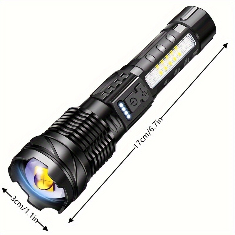2 x 990000000Lumen Super Bright LED Flashlight Tactical Rechargeable Work Lights