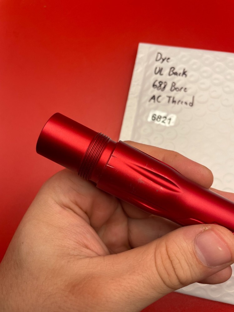 Dye UL Back 688 Bore Autococker AC Thread Red