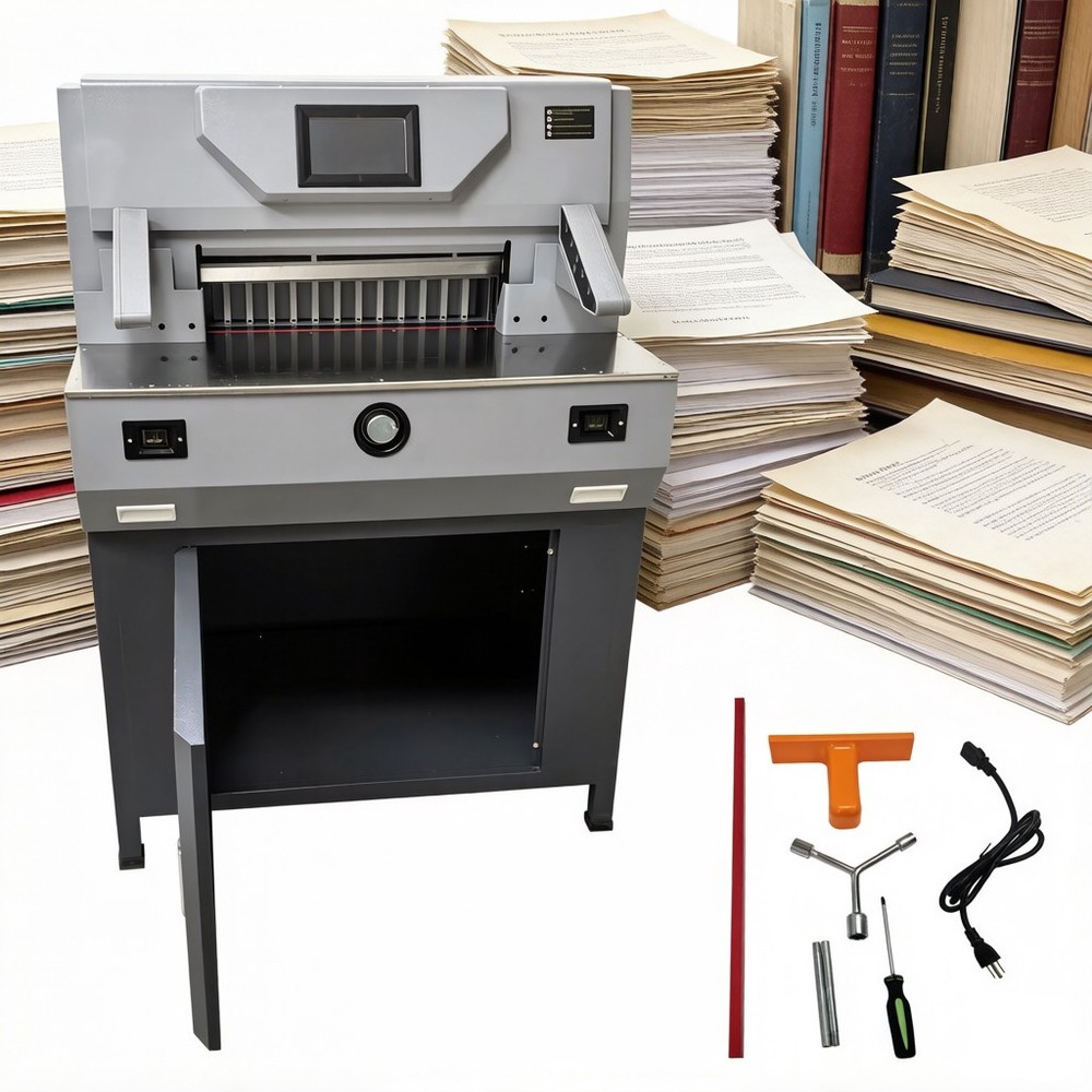 Program-Control Paper Cutting Machine (20.47")Width,110V Digital Heavy Paper