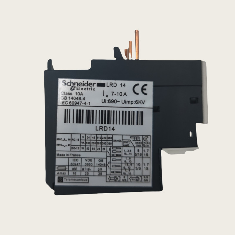 New Original Schneider OVERLOAD Relay LRD14 Ship from USA