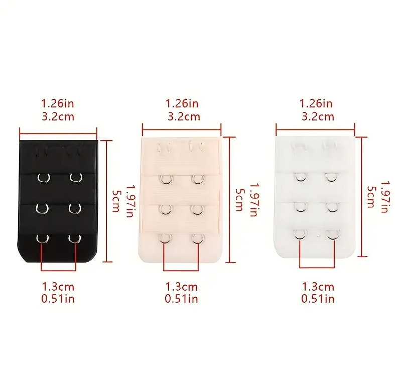 Bra Extender Bra Strap Strapless Underwear 2 Hook Maternity Bra Extender