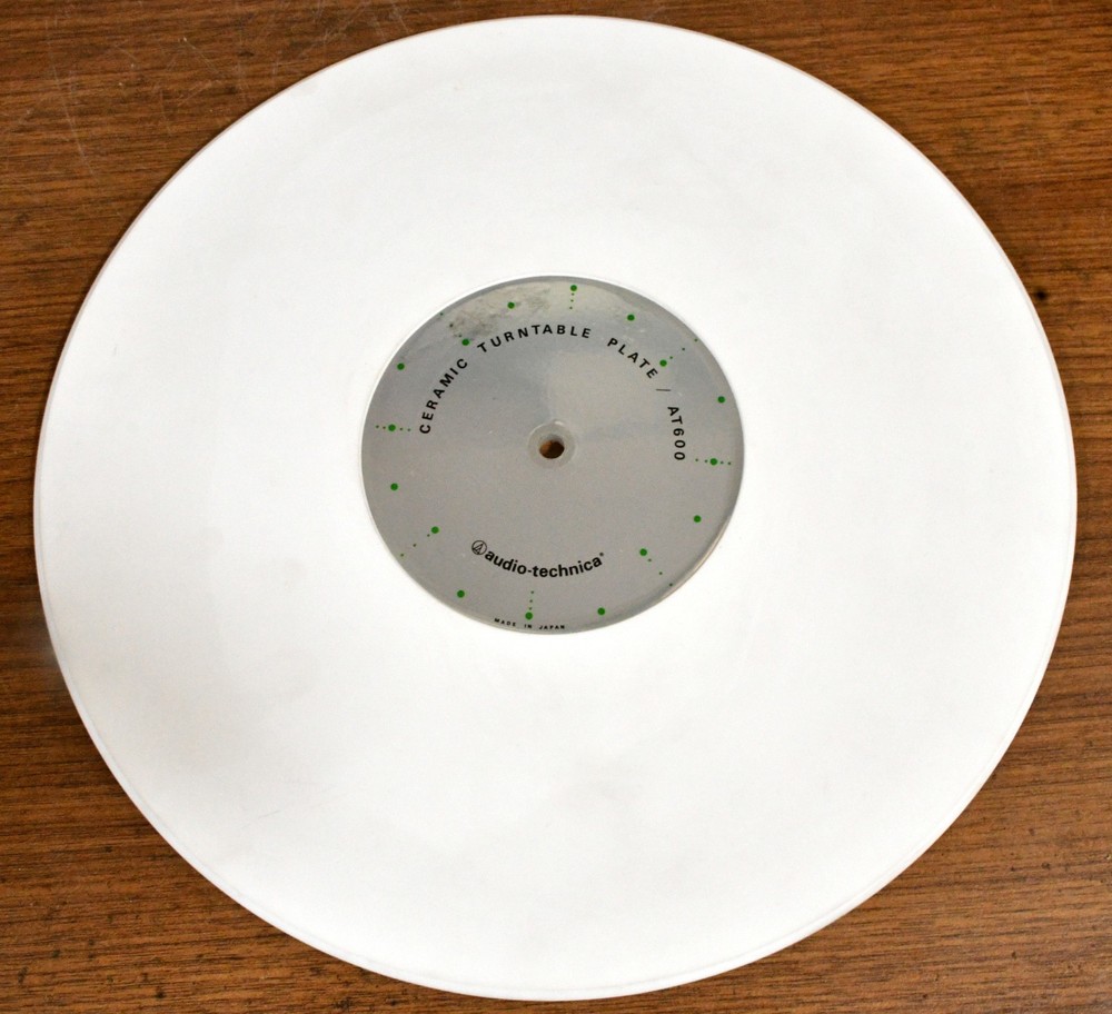 Audio Technica AT-600 ceramic turntable plate