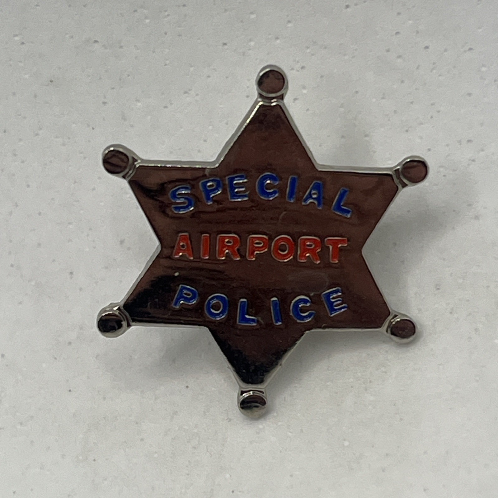 Special Airport Police Department Law Enforcement Enamel Lapel Hat Pin