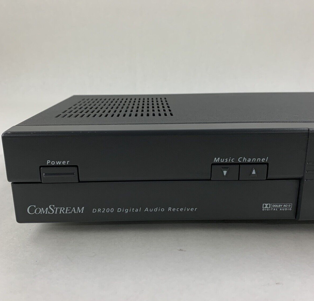 ComStream DR200 Audio Broadcast Receiver Powers On Missing Smart Card and Dish
