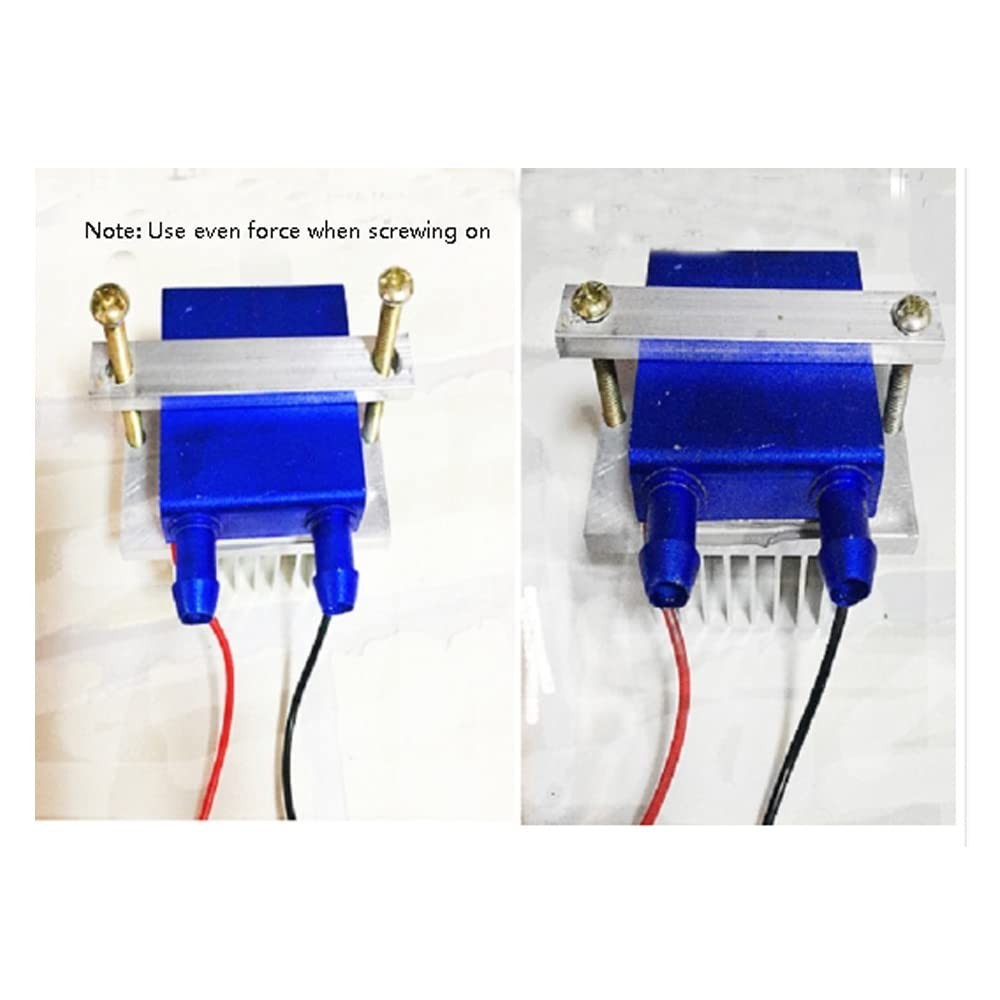 Compact 12V Cooling Fan System - Efficient Air & Water Heat Sink Solution