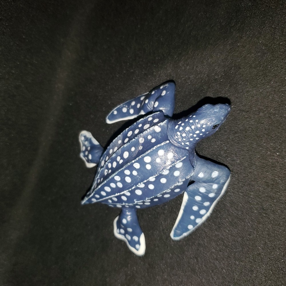 Blue Leatherback Sea Turtle Figure