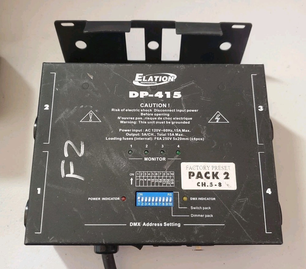 Elation DP-415 4-Channel Dimmer/Switch Pack