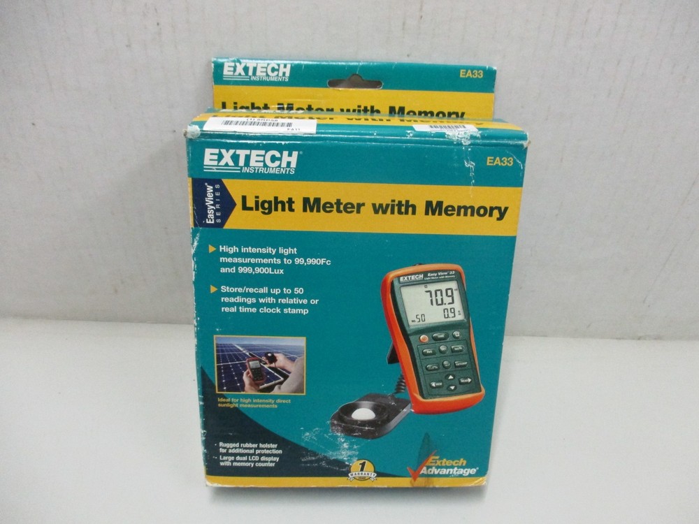 Extech EA33 EasyView Light Meter with Memory