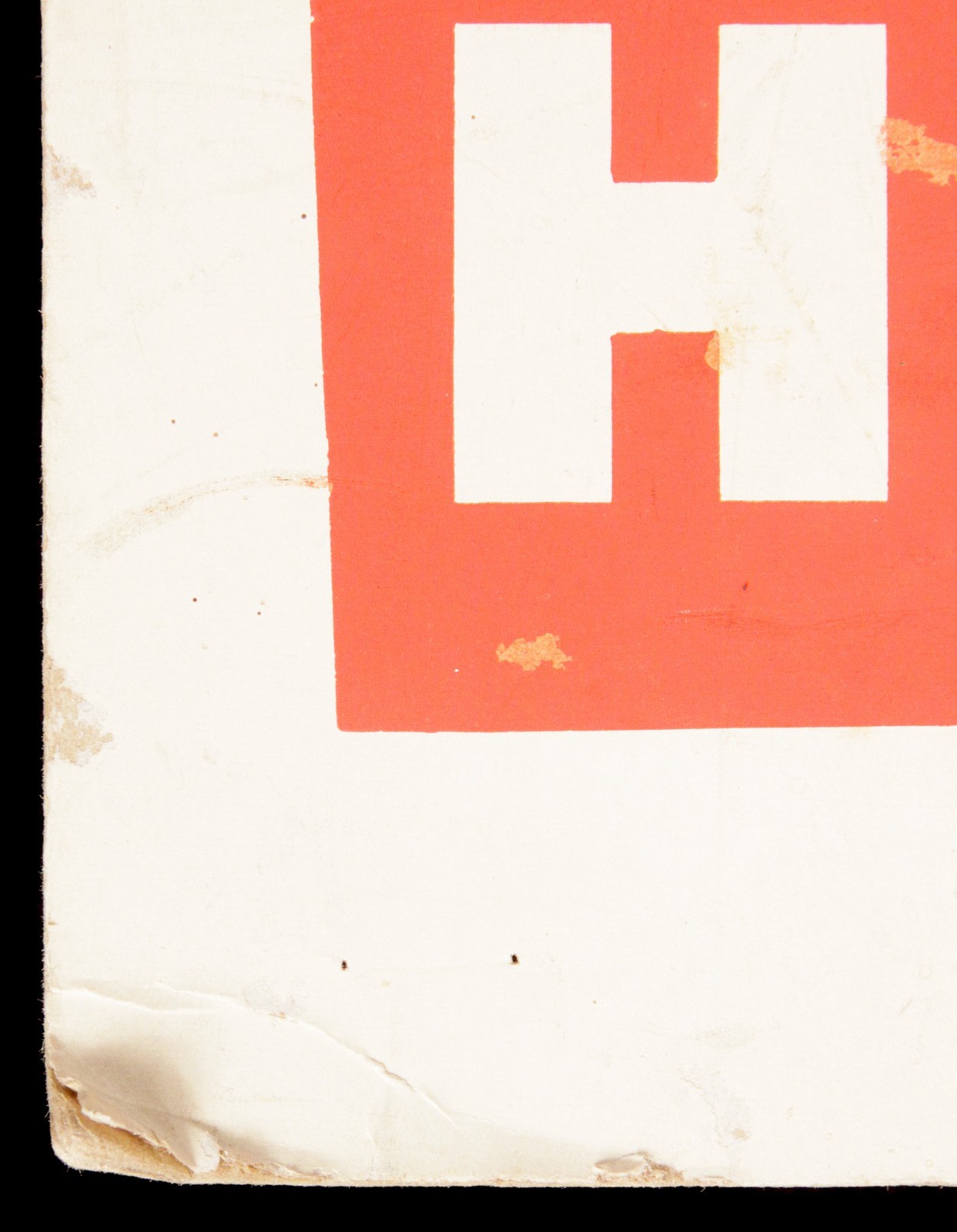 Vintage Original WW2-Vietnam War US Military Poster STAY AWAY FROM HAWKERS 22X14